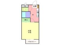 長野県長野市平林1丁目(アパート)の賃貸物件の間取り