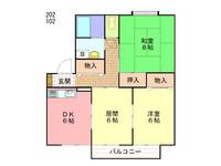 長野県長野市大字若槻東条(アパート)の賃貸物件の間取り