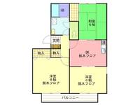 長野県長野市三輪3丁目(アパート)の賃貸物件の間取り