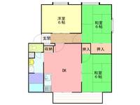 長野県長野市三輪2丁目(アパート)の賃貸物件の間取り