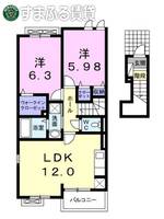 物件の間取り画像