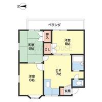 Iマンション201の間取り
