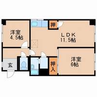 物件の間取り画像