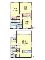 物件の間取り画像