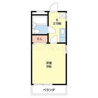 垣本ハイツⅡ102の間取り