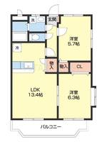 物件の間取り画像