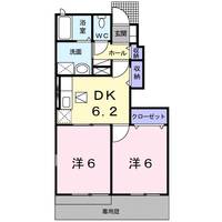 コートジュネス Ⅲの間取り
