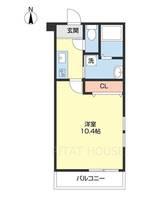 フジパレス城北Ⅵ番館101の間取り