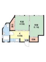 ローズ向之芝404の間取り