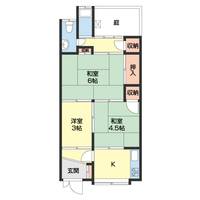 古屋アパート中3の間取り