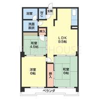 ヤマイチPLAZA黒田302の間取り