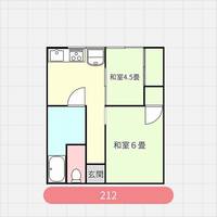 ビアンコ内原212の間取り