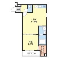 フジパレス北新金屋丁102の間取り