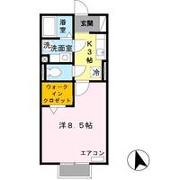ソレアードiの間取り