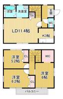 物件の間取り画像