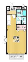 アビタシオン勝瑞Cの間取り