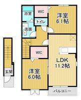 物件の間取り画像