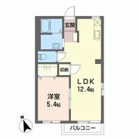 静岡県島田市岸町(アパート)の賃貸物件102の間取り
