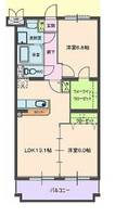 静岡県掛川市高御所(マンション)の賃貸物件102の間取り