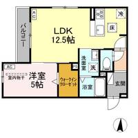 静岡県掛川市上西郷(アパート)の賃貸物件103の間取り