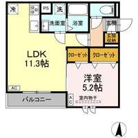 静岡県掛川市上西郷(アパート)の賃貸物件205の間取り