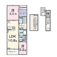 静岡県藤枝市志太4丁目(アパート)の賃貸物件303の間取り