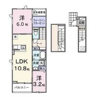 静岡県藤枝市志太4丁目(アパート)の賃貸物件305の間取り