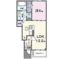 静岡県掛川市高御所(アパート)の賃貸物件103の間取り