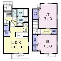 静岡県周智郡森町森(アパート)の賃貸物件101の間取り