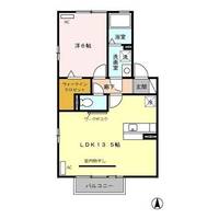 静岡県袋井市愛野南1丁目(アパート)の賃貸物件203の間取り