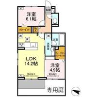 静岡県藤枝市高柳(アパート)の賃貸物件105の間取り
