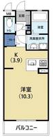 静岡県掛川市上西郷(マンション)の賃貸物件の間取り