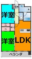 レージュ竜泉の間取り