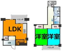 中富住宅 E棟の間取り