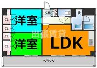 レージュ名西の間取り