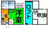 クレールフィル105の間取り