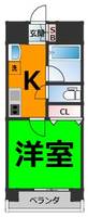 スカイコート天塚の間取り