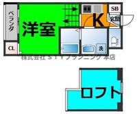 Loft9金山の間取り