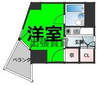 ベルモア堀詰の間取り
