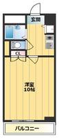 ハッピー住吉303の間取り