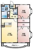 物件の間取り画像