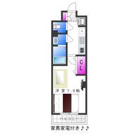 Luxe今里Ⅱの間取り