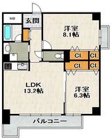 物件の間取り画像