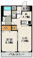 物件の間取り画像