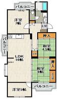 物件の間取り画像