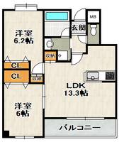 物件の間取り画像