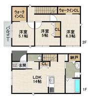 物件の間取り画像