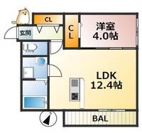 ディアコート住吉本町の間取り