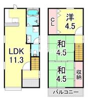物件の間取り画像