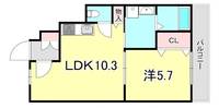 兵庫県神戸市長田区六番町6丁目(アパート)の賃貸物件の間取り